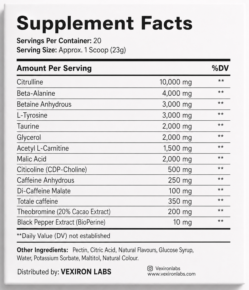 VexironLabs Final Dose Pre-Workout (Fruit Punch)